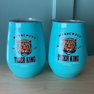 🐯Tiger King Insulated Cups Set of 2 NWOT